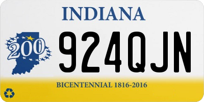 IN license plate 924QJN