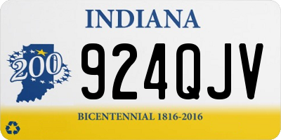 IN license plate 924QJV