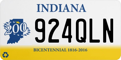IN license plate 924QLN