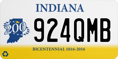 IN license plate 924QMB