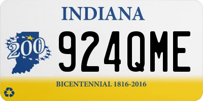 IN license plate 924QME