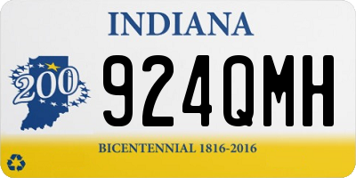 IN license plate 924QMH