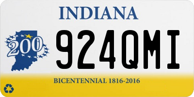 IN license plate 924QMI