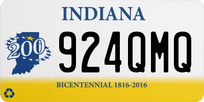 IN license plate 924QMQ