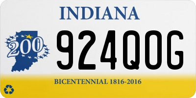 IN license plate 924QOG