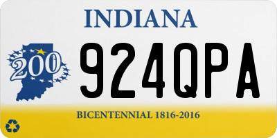 IN license plate 924QPA