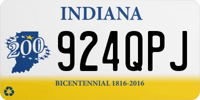 IN license plate 924QPJ