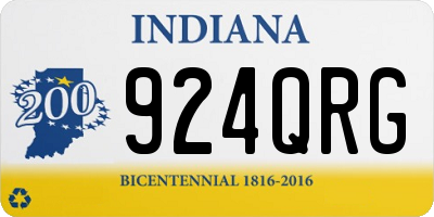 IN license plate 924QRG