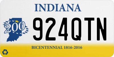 IN license plate 924QTN
