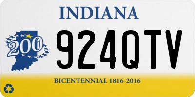 IN license plate 924QTV