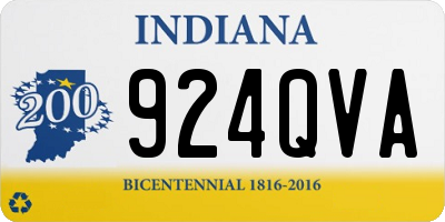 IN license plate 924QVA