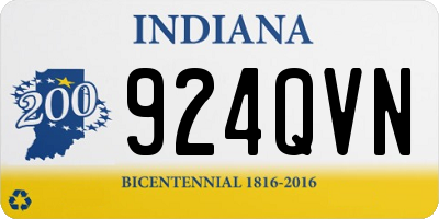 IN license plate 924QVN