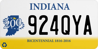 IN license plate 924QYA