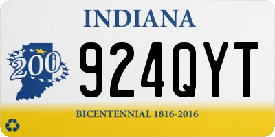 IN license plate 924QYT