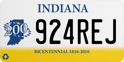 IN license plate 924REJ