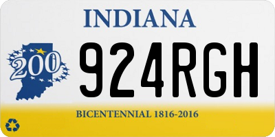 IN license plate 924RGH