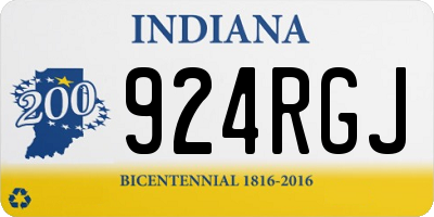 IN license plate 924RGJ