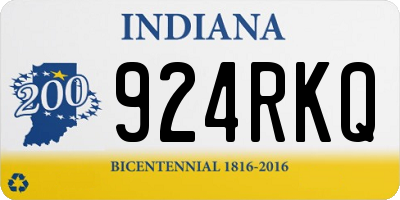 IN license plate 924RKQ
