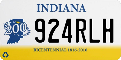 IN license plate 924RLH