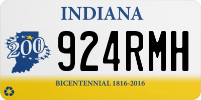 IN license plate 924RMH