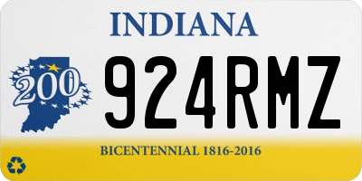 IN license plate 924RMZ