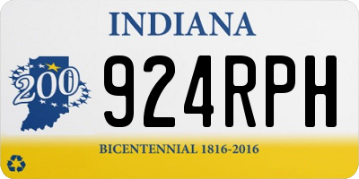 IN license plate 924RPH