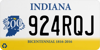 IN license plate 924RQJ