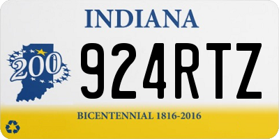 IN license plate 924RTZ