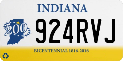 IN license plate 924RVJ