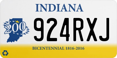 IN license plate 924RXJ