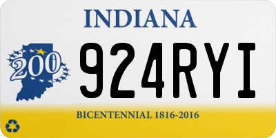 IN license plate 924RYI