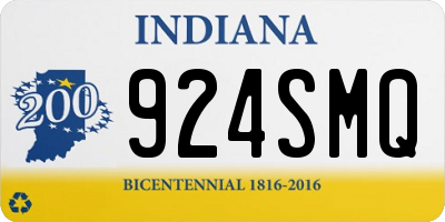 IN license plate 924SMQ