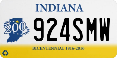 IN license plate 924SMW