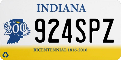 IN license plate 924SPZ