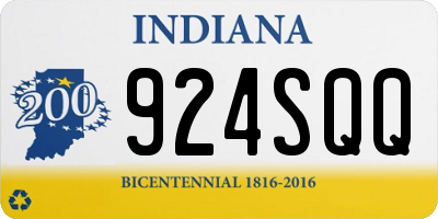 IN license plate 924SQQ