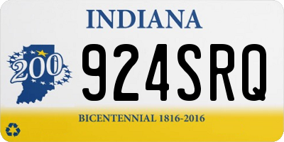 IN license plate 924SRQ