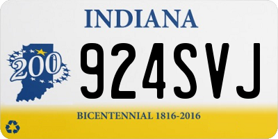 IN license plate 924SVJ