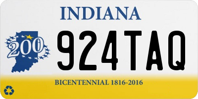 IN license plate 924TAQ