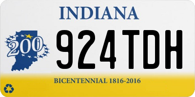 IN license plate 924TDH
