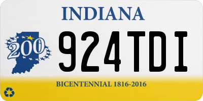 IN license plate 924TDI