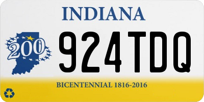 IN license plate 924TDQ