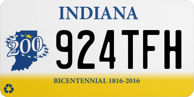 IN license plate 924TFH