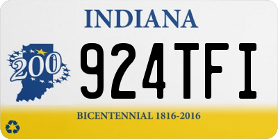 IN license plate 924TFI