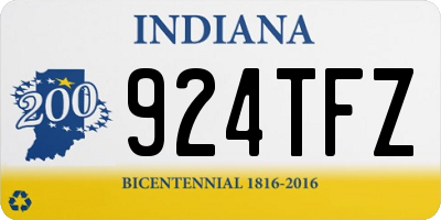 IN license plate 924TFZ