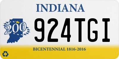 IN license plate 924TGI