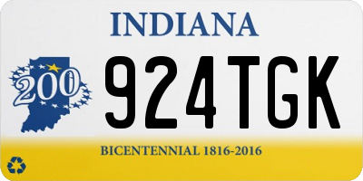 IN license plate 924TGK
