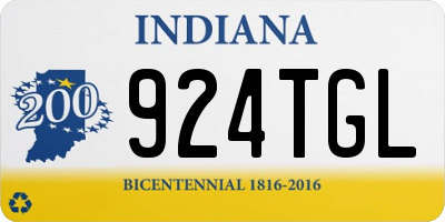 IN license plate 924TGL