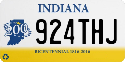 IN license plate 924THJ