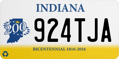 IN license plate 924TJA