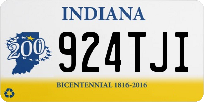 IN license plate 924TJI